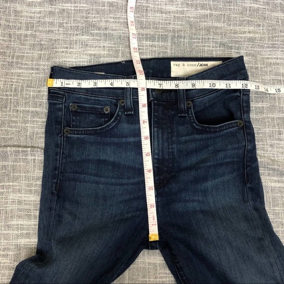 Rag&Bone High Rise Ankle Skinny Jeans - Picture 11 of 12